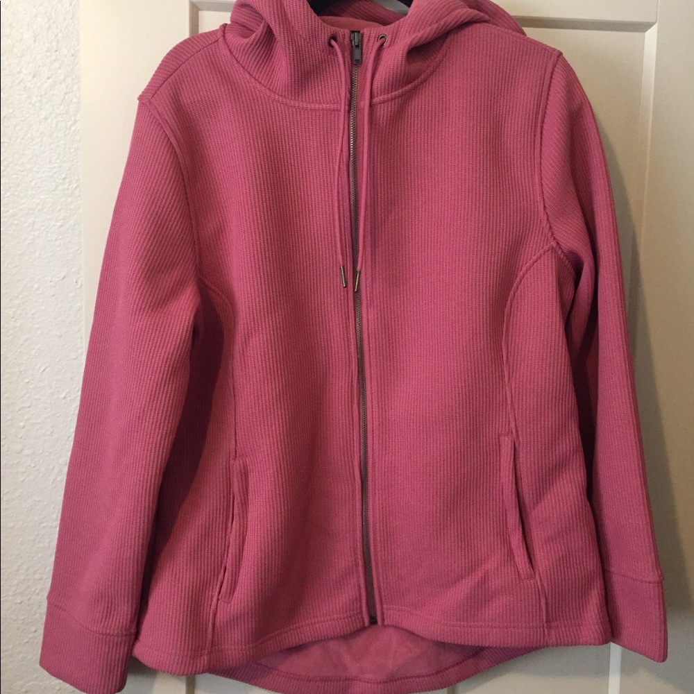 Time and True blush zip up jacket